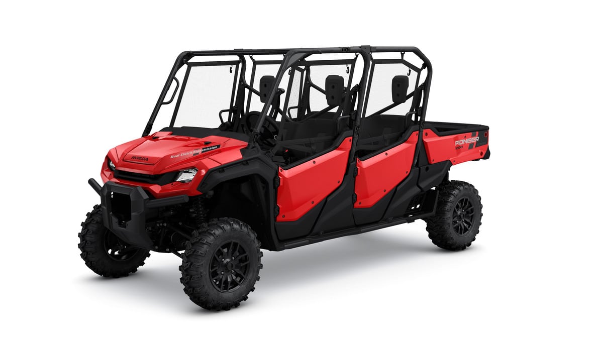 23 Honda Pioneer 1000 6 Crew Red LF34