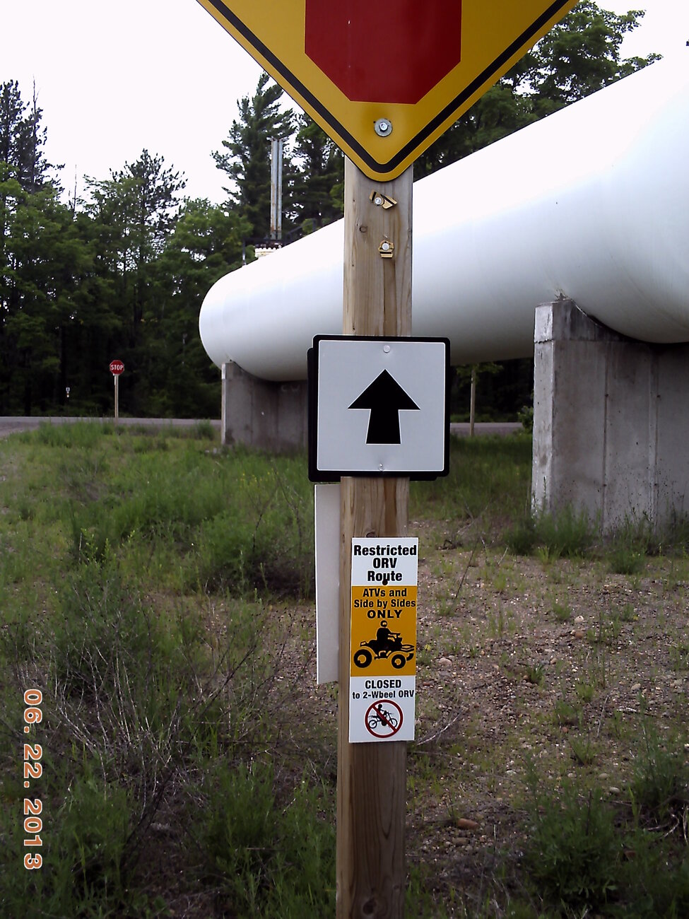 27  Keweenaw ATV club ORV sign