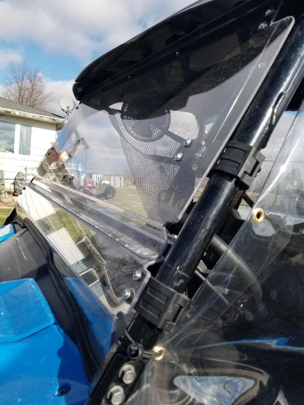 6 door panel install and superATV flip up windshield