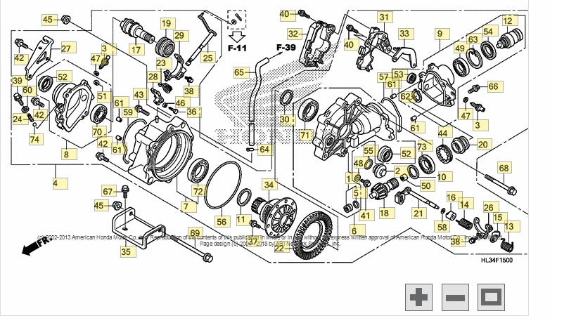 700 front diff