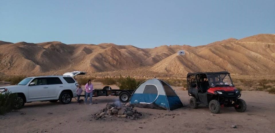 Camping at Jawbone