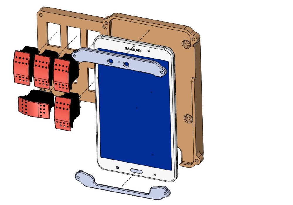 Exploded view Dash Mtg 1000 5