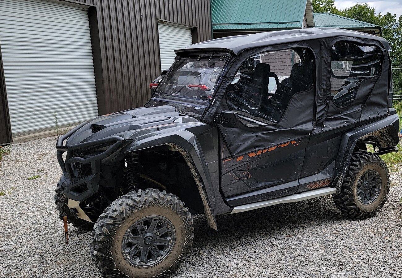 Front left SATV windshield and doors closed