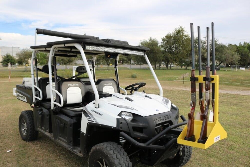 Front shotgun rack