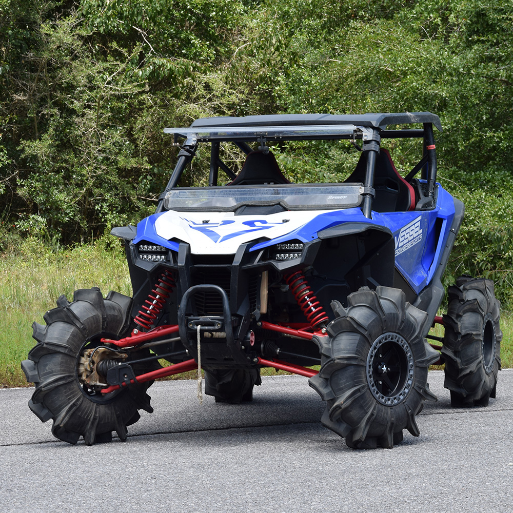 Honda talon 8 headlights installed