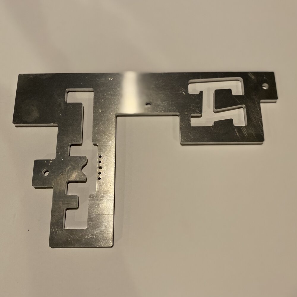 P1000 plate raw aluminum