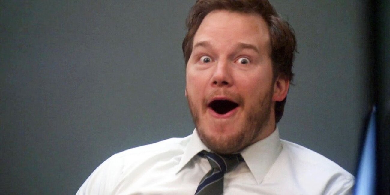 Parks and rec chris pratt gif