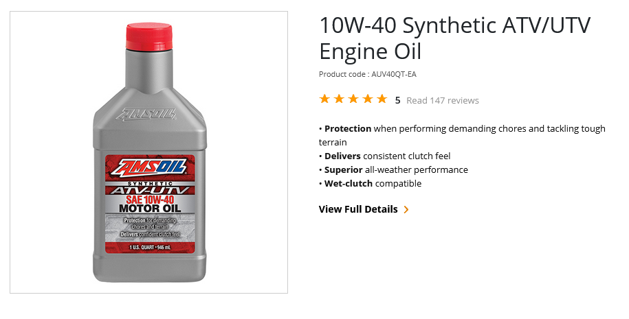 Screenshot 2022 04 28 at 22 05 57 10W 40 Synthetic ATV UTV Engine Oil