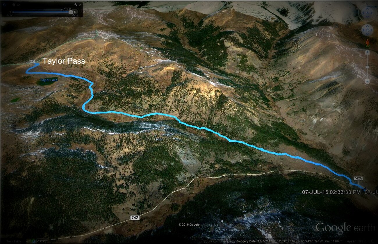 Taylor Pass Google Earth