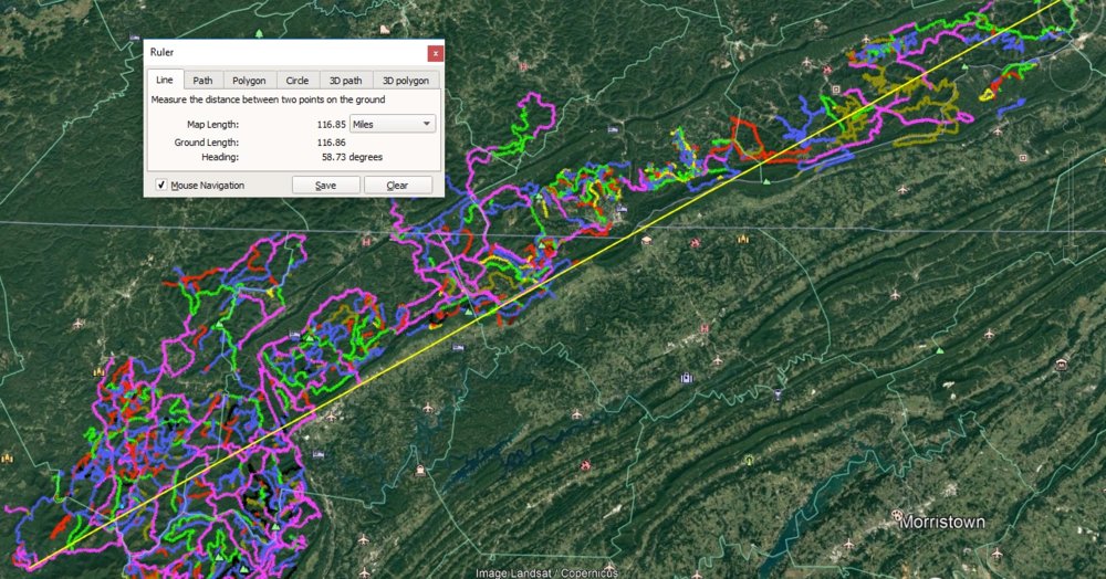 TN Trails 117 miles E to W 1