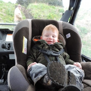 Bubba rideing shotgun