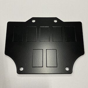 Talon console switch plate