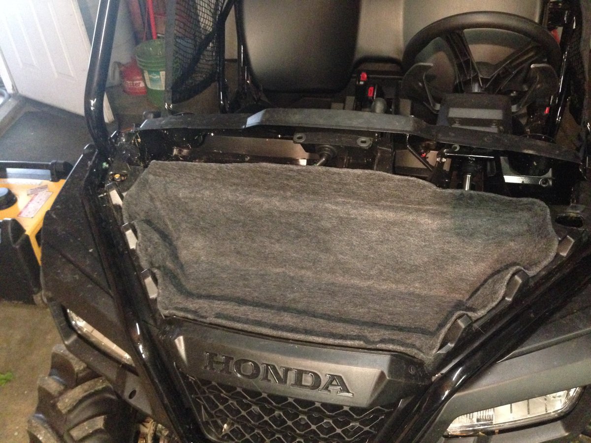 A fiberglass copy of the Honda bin