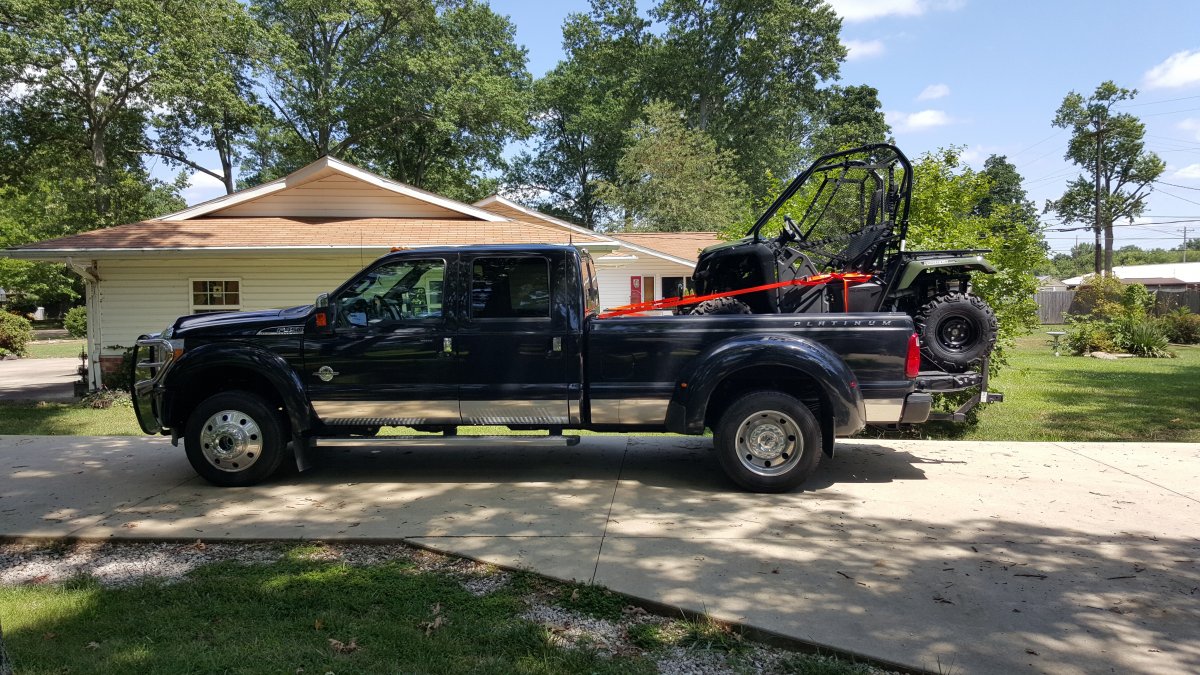 Made it home with P500 has 26" x 9" Roctane XD Tires already mounted at dealer.