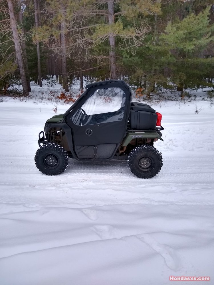 Snow Ride on new tires